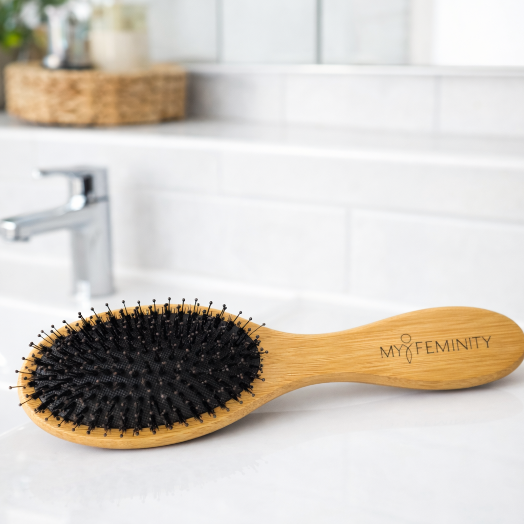 BAMBUSOVÝ kartáč na vlasy s kančími stetinami5